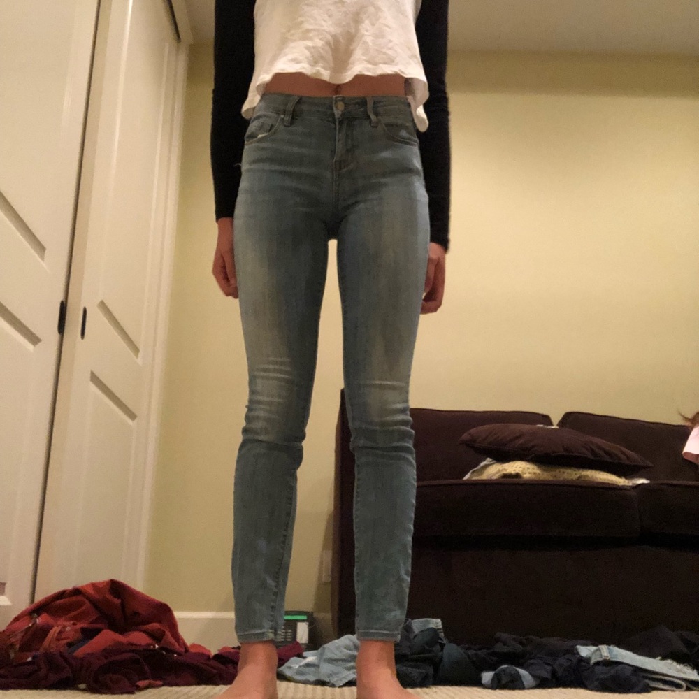 PacSun Mid Rise skinny jeans